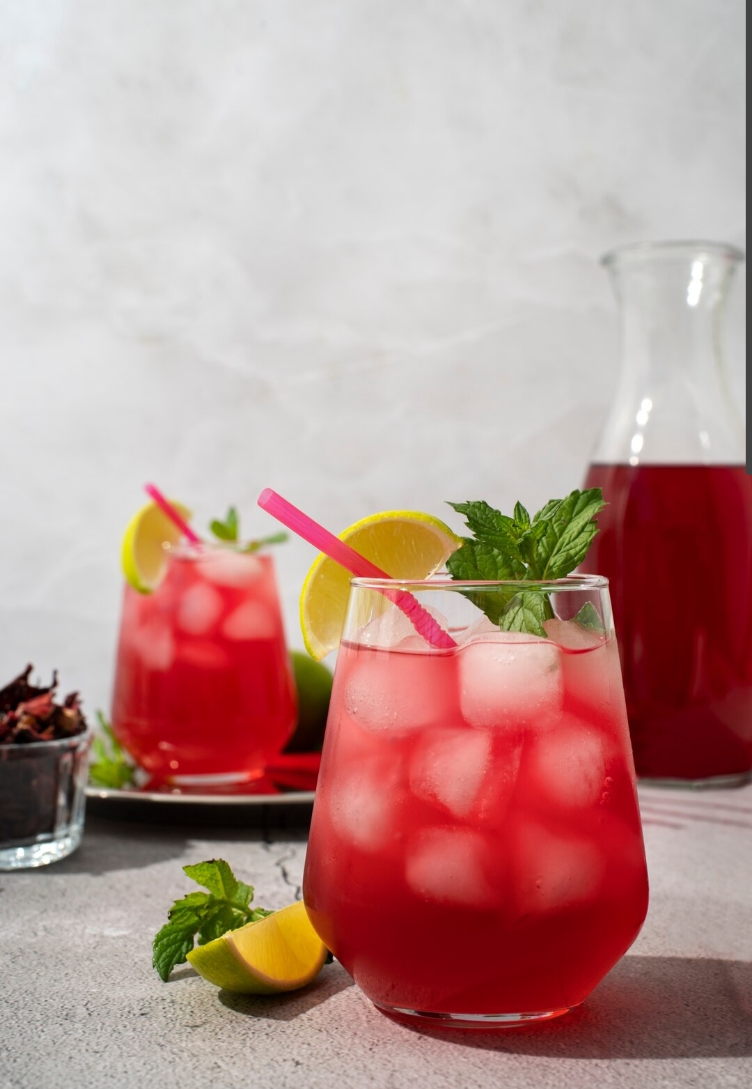 Pineapple Hibiscus Iced Tea