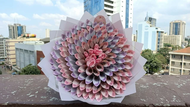 kenya shillings bouquet