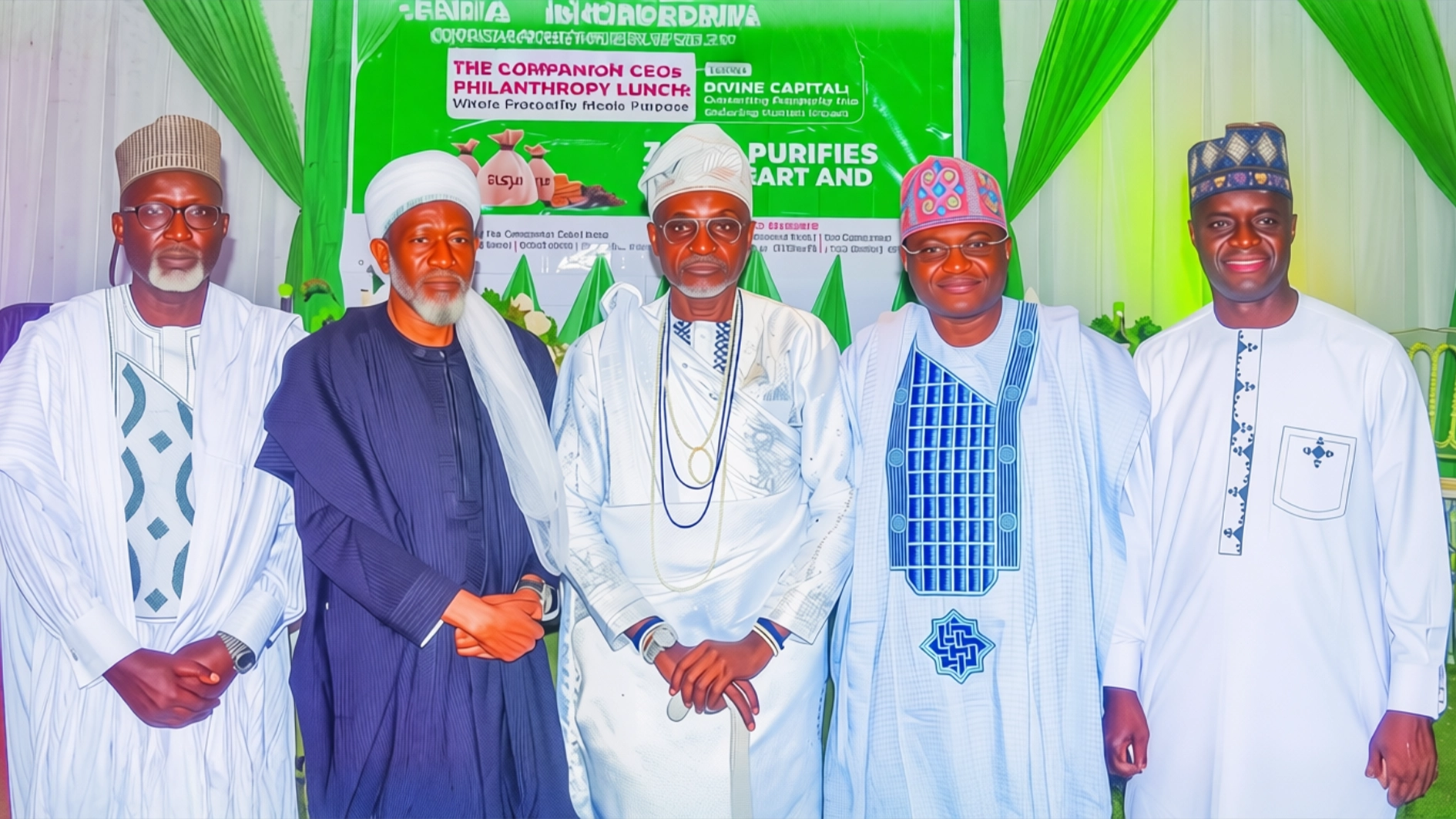 Muslim clerics at the Companion CEOs Philanthropy launch in Lagos