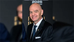 A speech by President of FIFA Gianni Infantino
