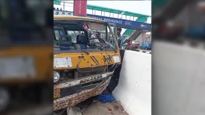 Scene from Gbagada road accident