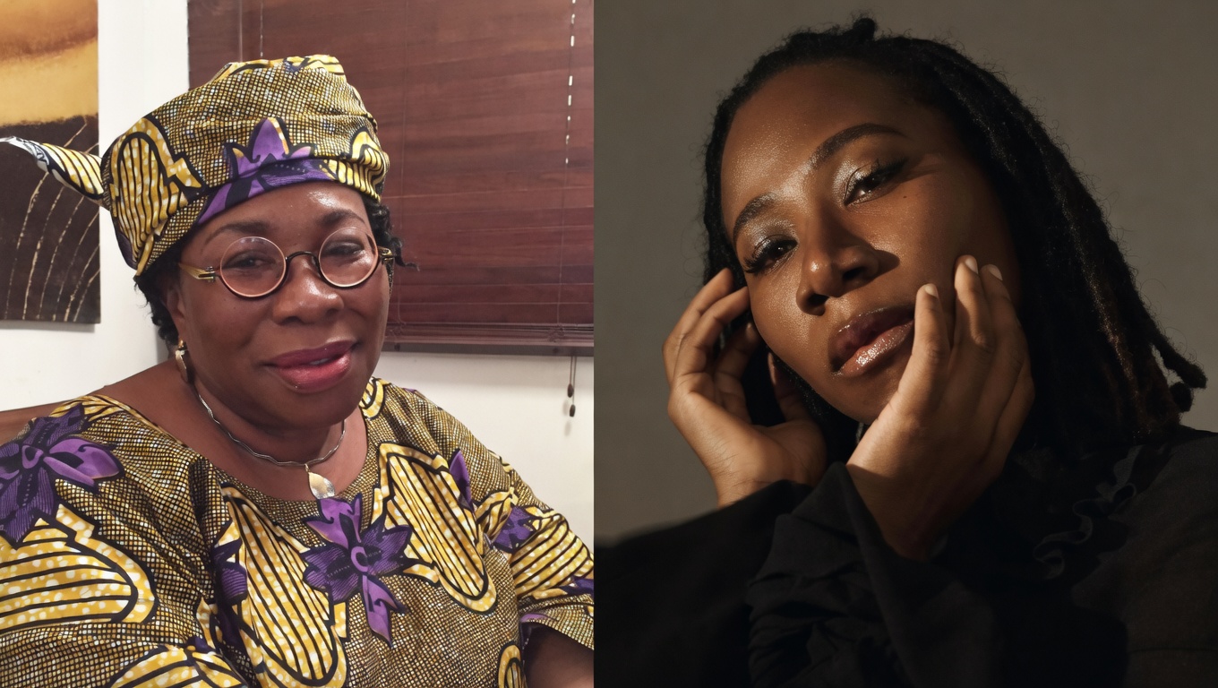 Asa and her late mother.