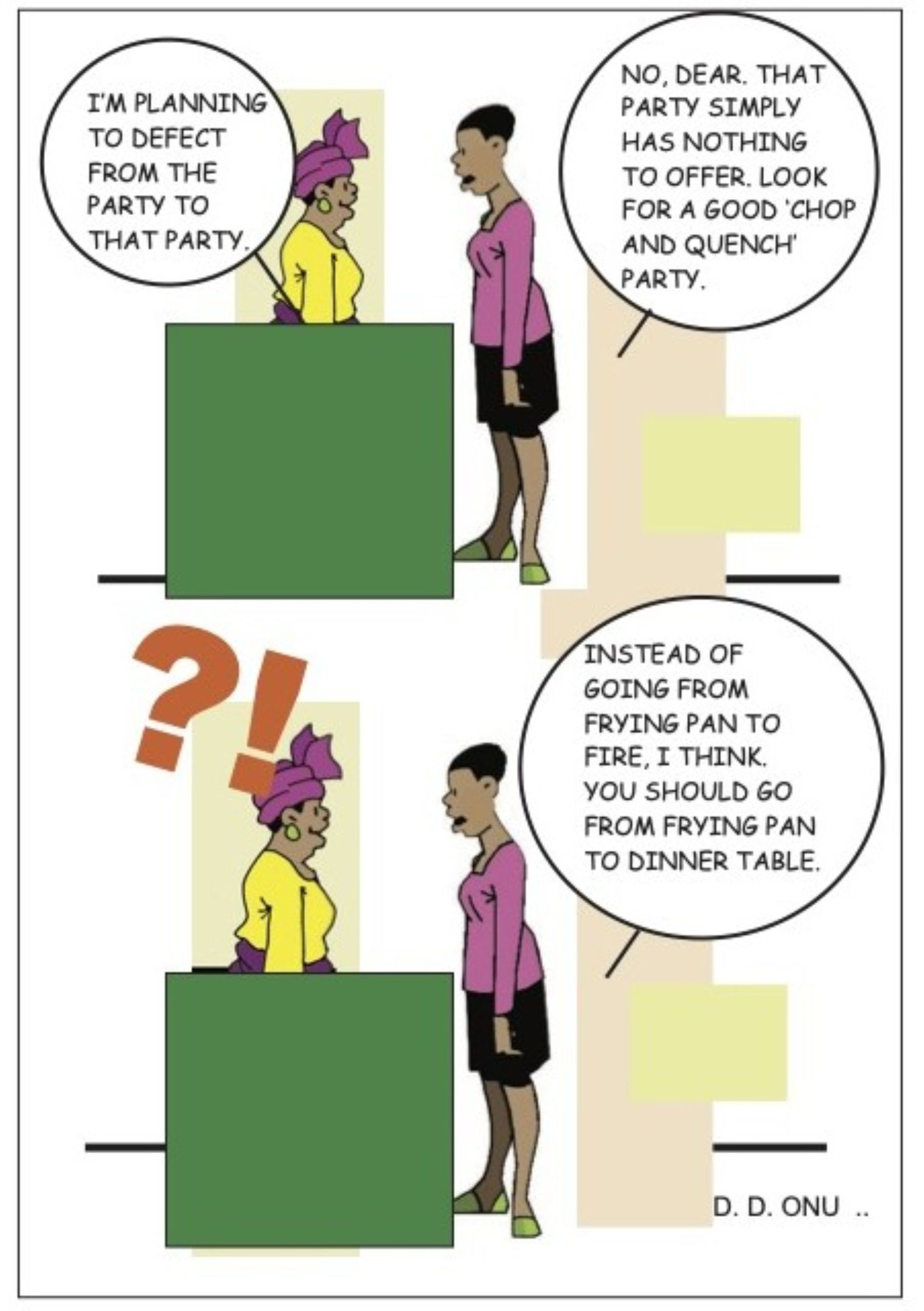 Nigerian Cartoonist's Satirical Take on Current Affairs Sparks Debate