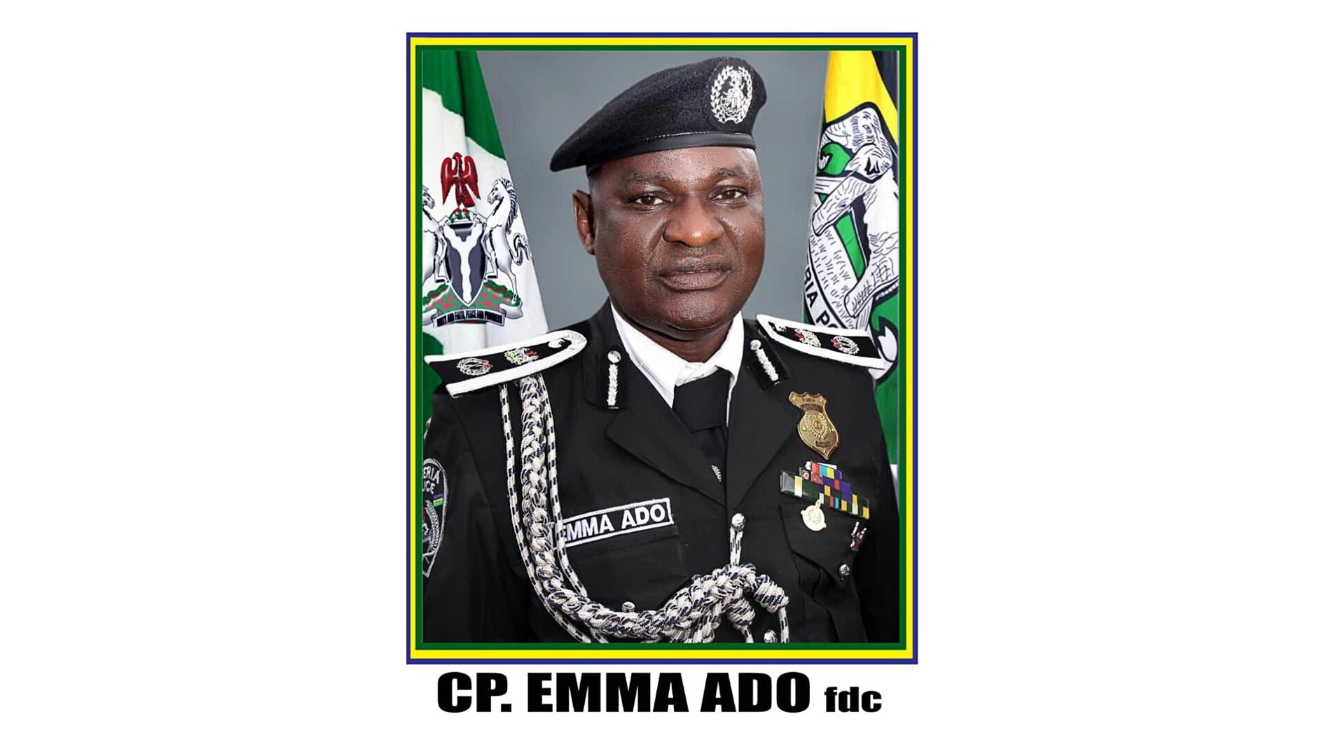 Commissioner of police, Emma Ado