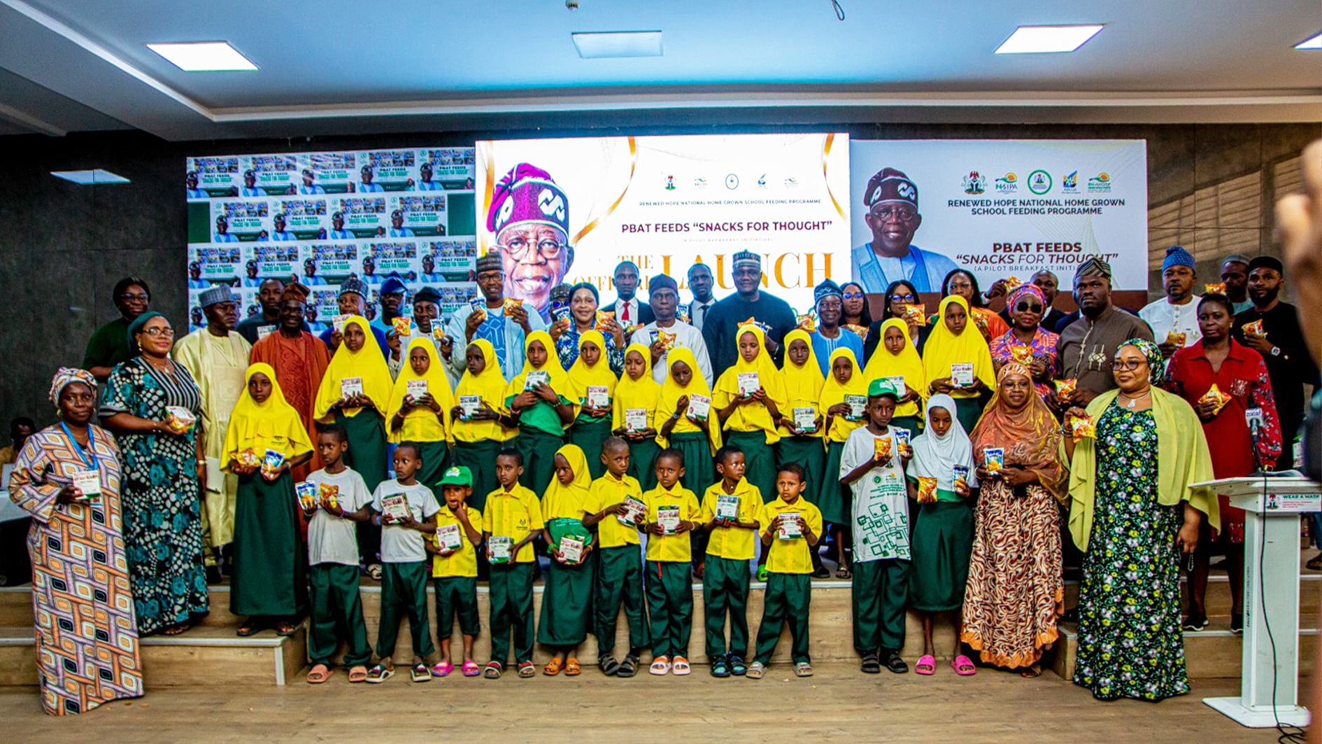 FG launches ‘Snacks for Thought’ to improve learning, child nutrition