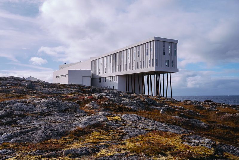 Fogo Island Inn, Newfoundland, Canada. Photo from Fogo Island 
