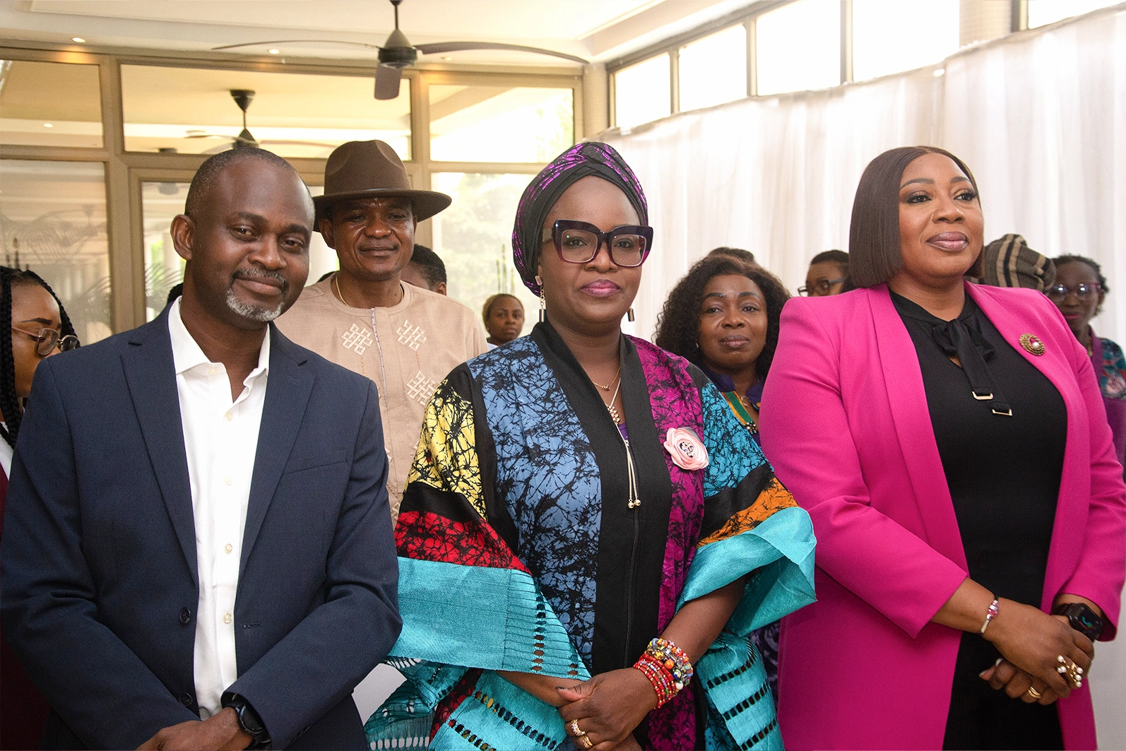 President and Chairman of the Association of Corporate Treasurers of Nigeria, Adeyinka Ogunnubi, the Chairperson of Women in Treasury, Lola Oshinowo, and the Chief Executive of BMG Seven Limited Binta Max-Gbinije