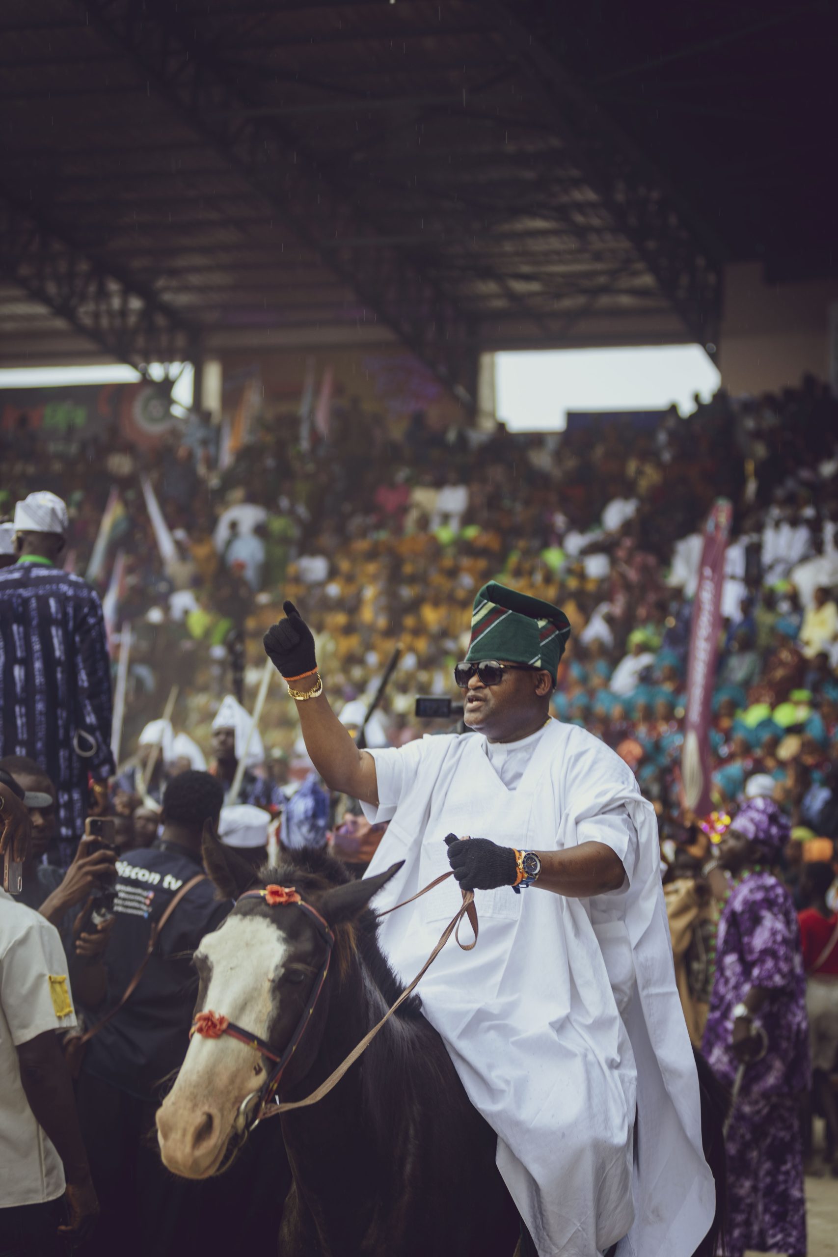 Scene from the grand finale of the Lisabi Festival. Photo: Visual artist and storyteller Bolaji Oladeinde
