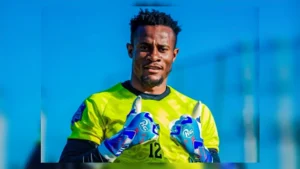 Super Eagles goalkeeper Amas Obasogie