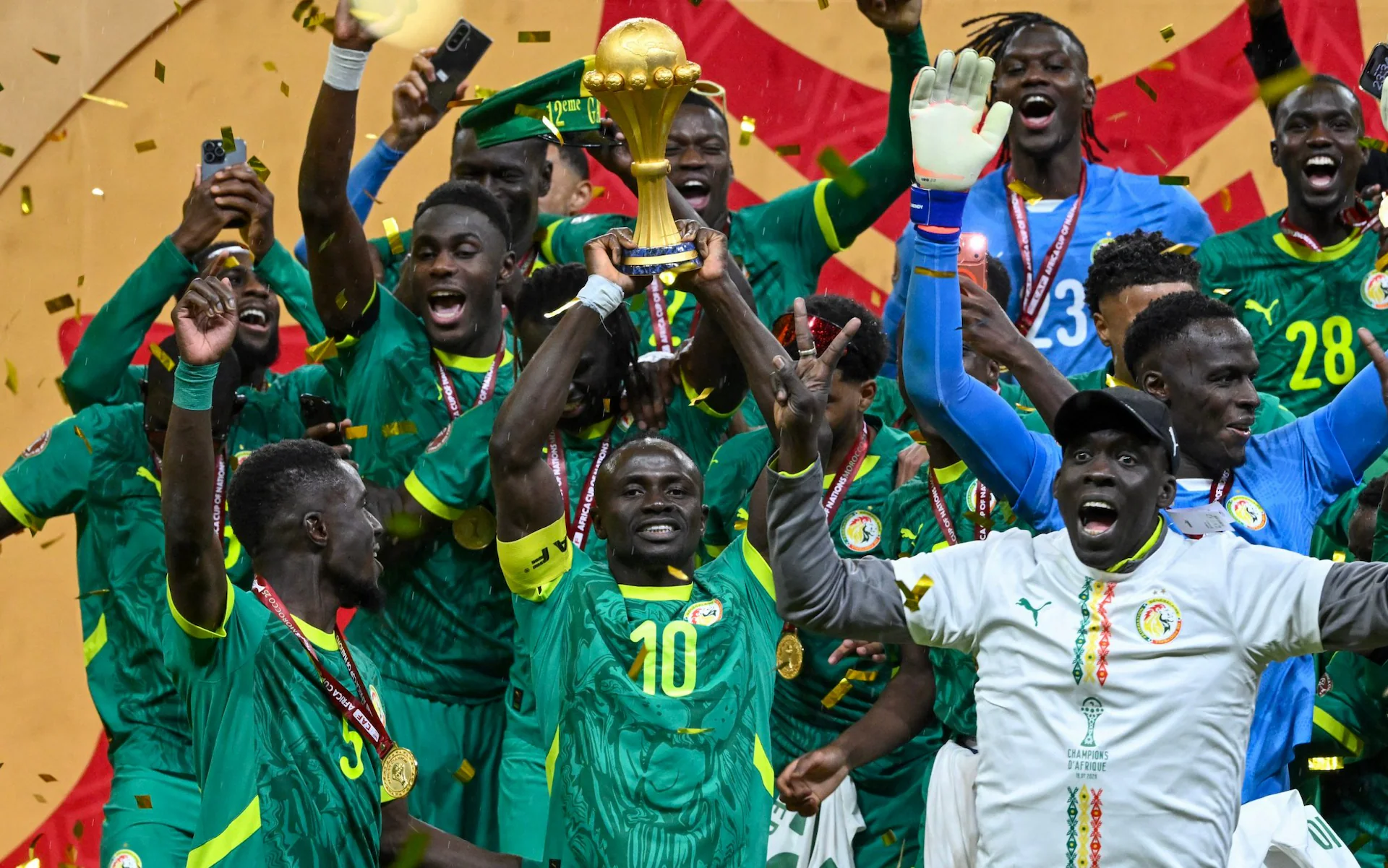 Senegal parades AFCON trophy despite CAF awarding 2025 title to Morocco after dispute; appeals decision at CAS, awaiting swift ruling.