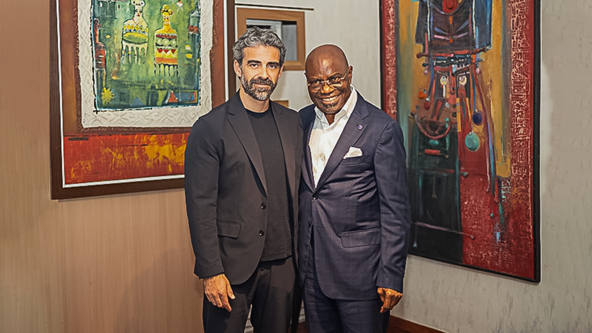 Managing Director, Montblanc Africa Johann Dahan, and Chief Executive, Polo Limited, John Obayuwana at the exclusive unveiling of the Montblanc Meisterstück Romeo and Collection, hosted by Polo Limited in Lagos recently…