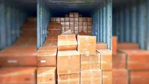Illicit drugs concealed in containers at Apapa port