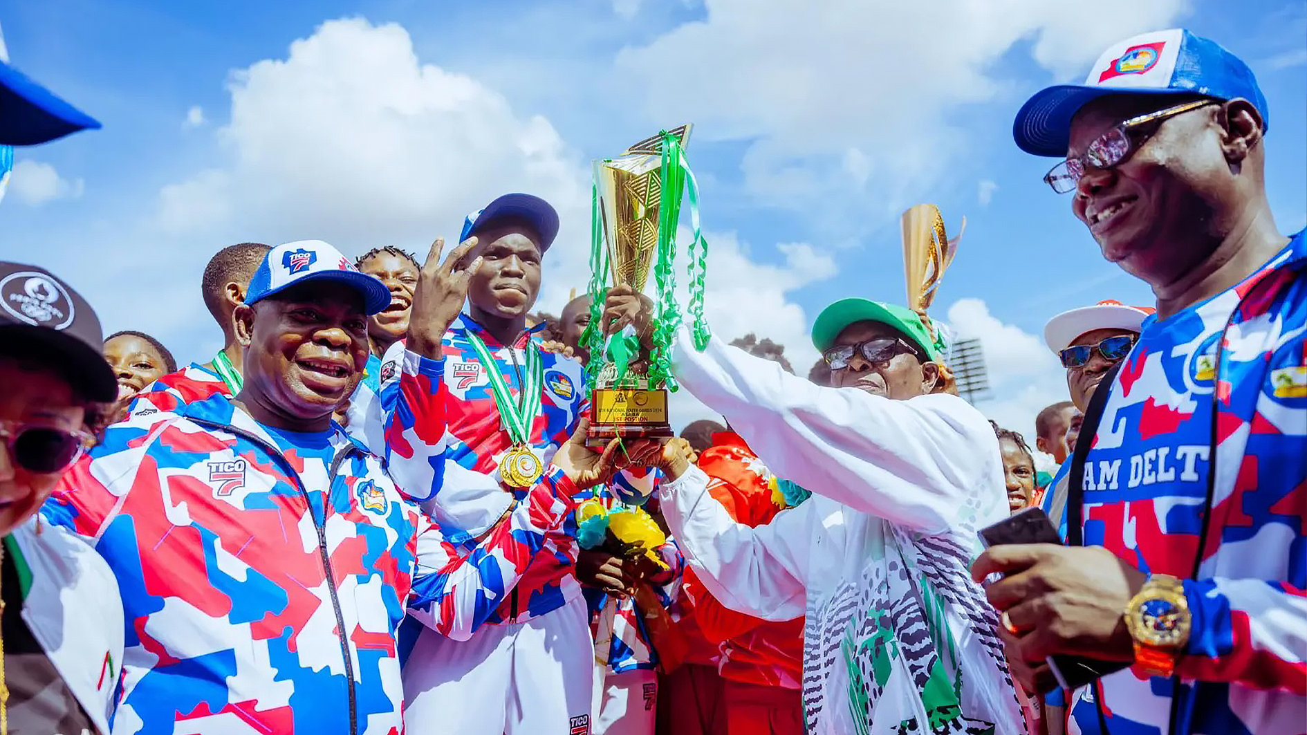 Team Delta celebrate after winning Gateway Games in Abeokuta last year