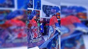 Two artists from Nike Arts Gallery showcase iconic textile designs from Nike Okundaye