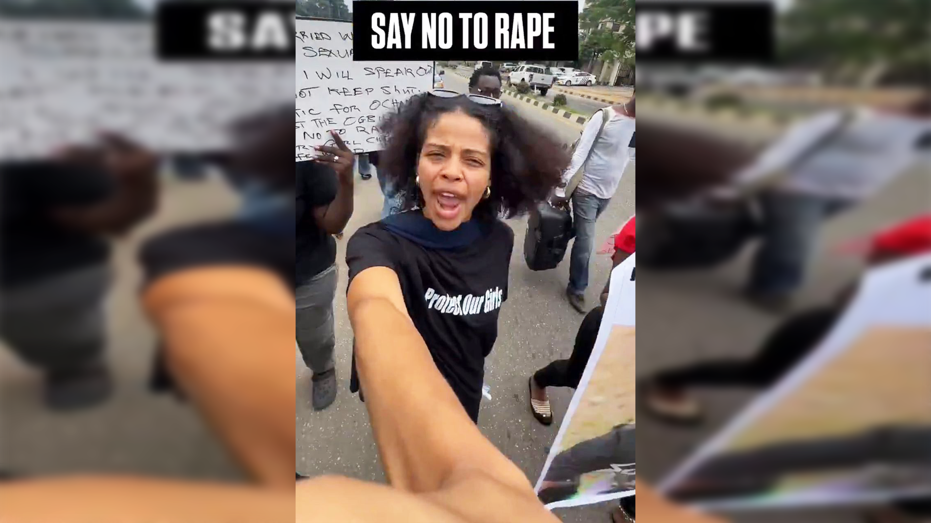 Nigerian Youths Protest at Lagos Assembly Over Delta Sexual Assault Allegations