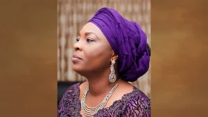 Former member of the House of Representatives and Federal Commissioner representing Ekiti State at the Revenue Mobilisation Allocation and Fiscal Commission (RMAFC), Mrs. Omowumi Ogunlola