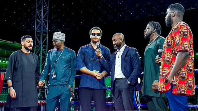 The likes of Moses Itauma, David Adeleye and Lawrence Okolie all watched the event liveT