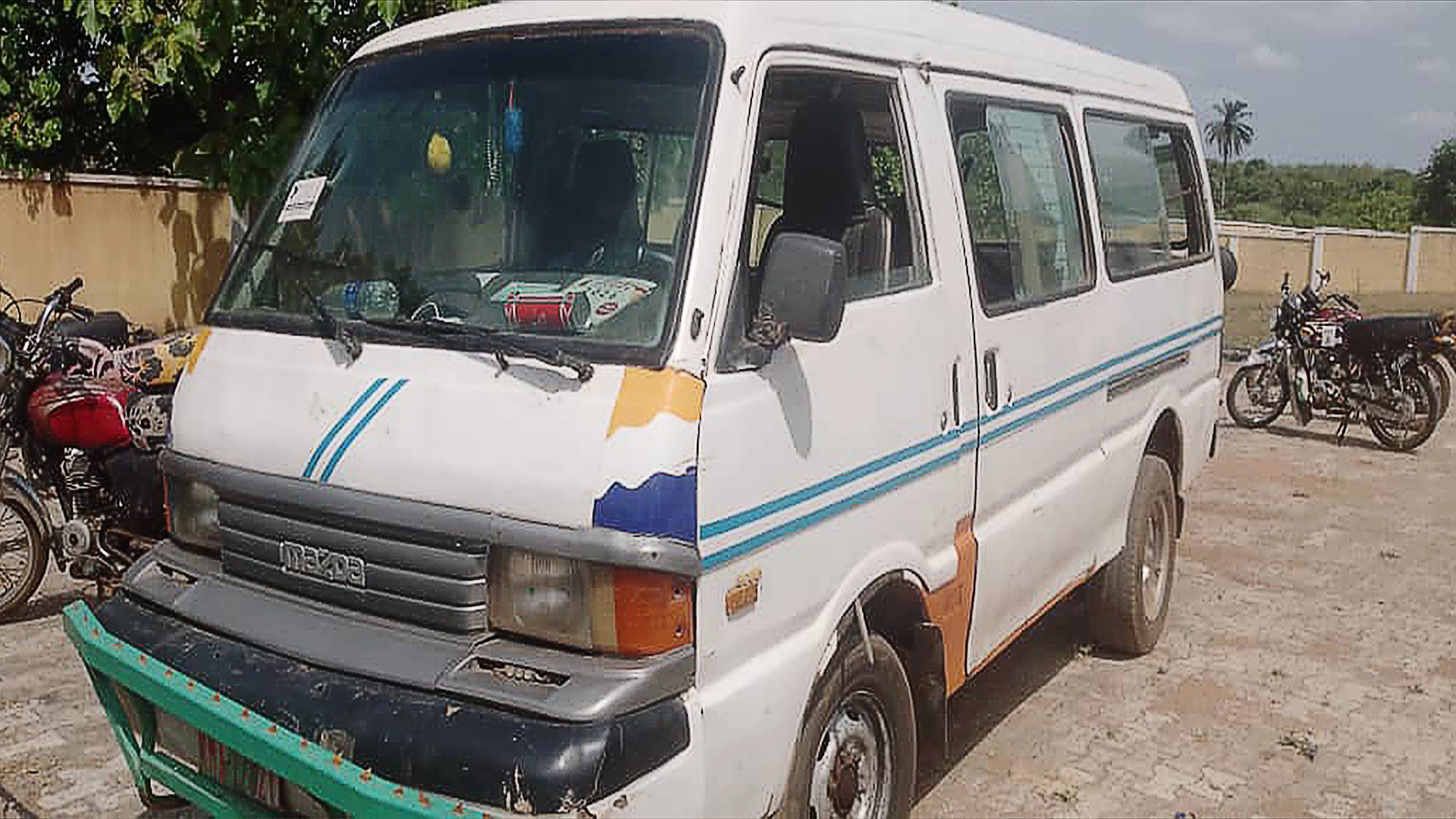 Recovered vehicle