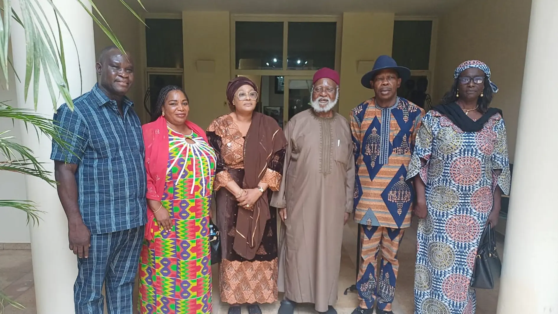 L-R: 3rd from left Nigerian Legion Chairman Morenike Grace Henry next to her is Former Head of State Abfulsalam Abubakar at the event