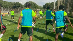 Super Eagles had their first training session in Antalya, Turkey, yesterday, ahead of tomorrow’s international friendly game against Iran.