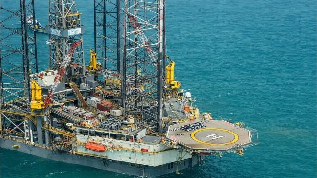 An oil rig