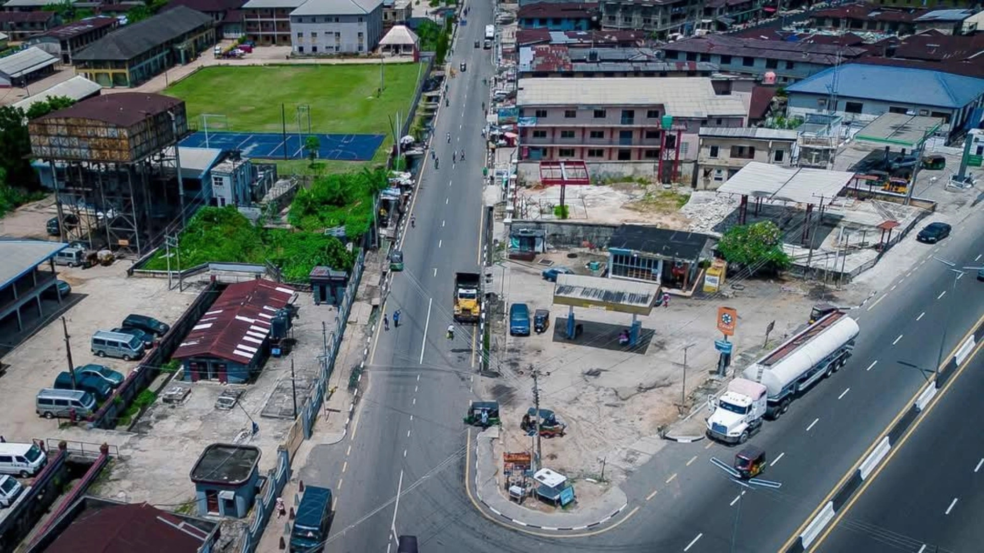A well-paved road in Abia State
