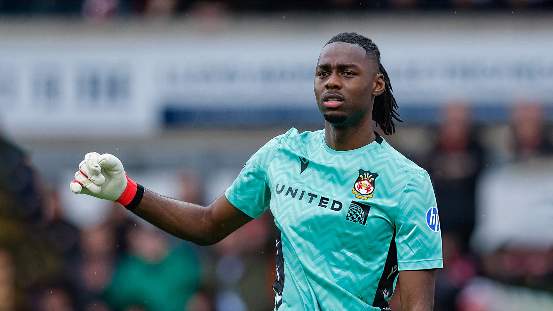 Wrexham goalkeeper, Arthur Okonkwo