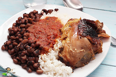 Beans with small rice