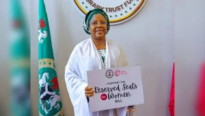 Chair of the House Committee on Women Affairs, Kafilat Ogbara,