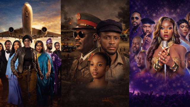 Collage of Nigerian film posters