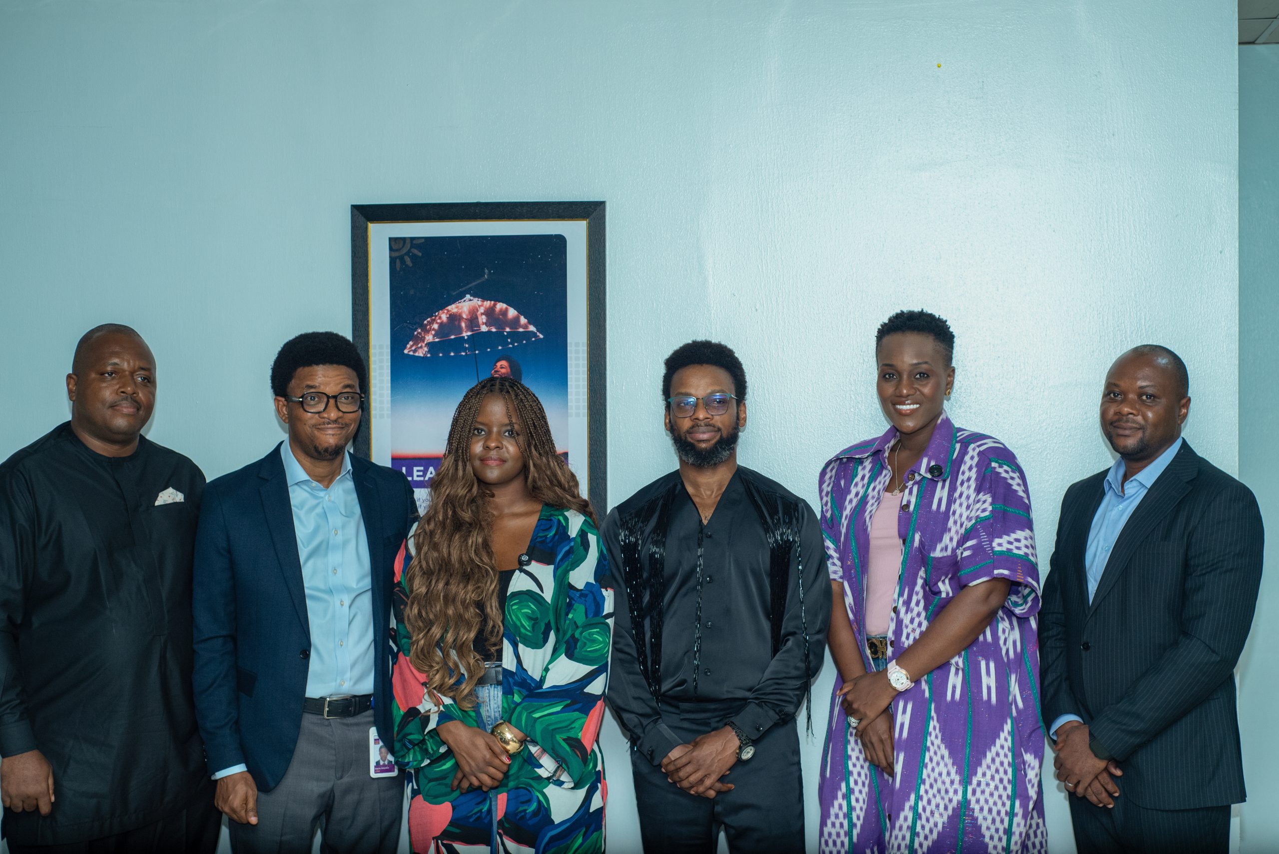 L-R: Allwell Okpi, Media strategist, and information integrity expert; Adeola Adejokun, Head, Communications, First City Monument Bank; Fatu Ogwuche, Founder & CEO Bigtech This Week; Fisayo Soyombo, Founder, Foundation for Investigative Journalism (FIJ); Jennifer Mairo, CEO Joy Inc. and Peter Oluka, CEO, Techeconomy, during the Monetised Content: A Media Masterclass Presented by FCMB and BHM, in Victoria Island. Lagos on Monday, April 20, 2206.