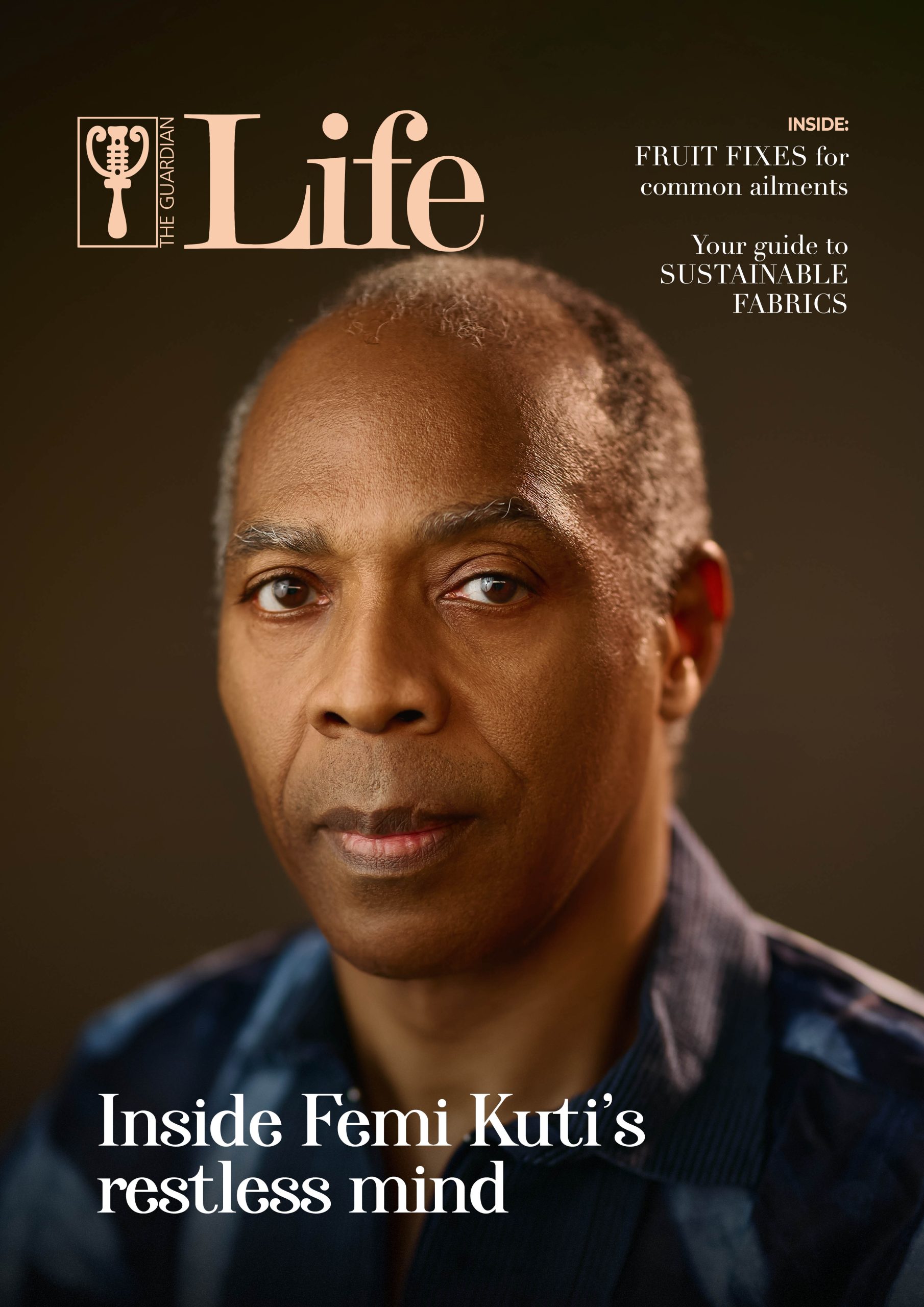 Femi Kuti on the cover of Guardian Life, reflecting on discipline, legacy and life