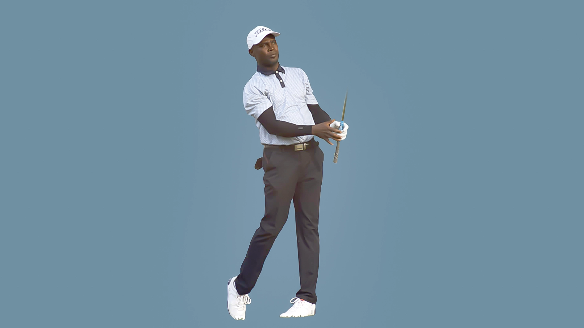 Nigerian golfer Francis Epe