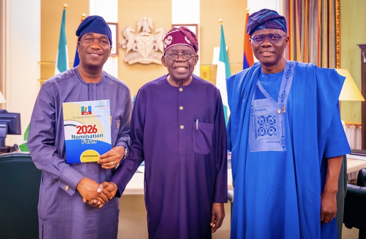 Dr Kadiri Obafemi Hamzat, Pres. Bola Ahmed Tinubu, Gov. Babajide Sanwo-olu