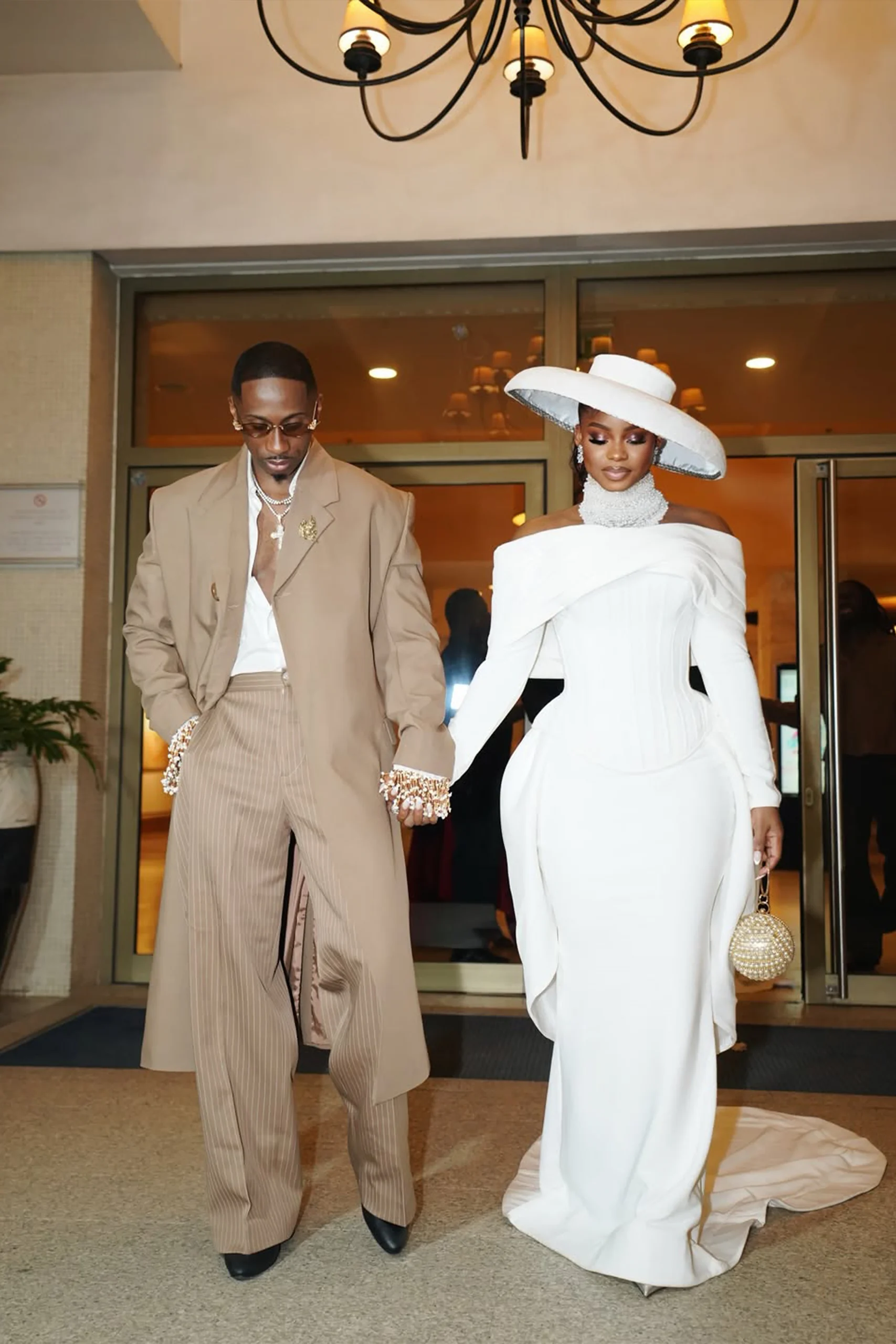 Juma Jux and Priscilla Ojo Mkambala. Photo Credit- Lagos Paparazzi