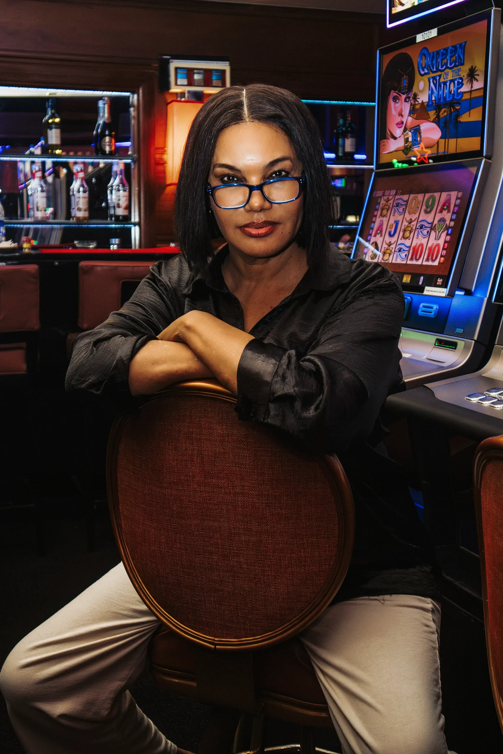 Lynnette Mitchell overseeing casino operations at the Federal Palace Hotel & Casino