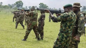 Nigeria Army Military Training Shooting