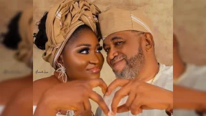 Nollywood Actor, Patrick Doyle, and his new wife, Funmilayo…Photo IG Patrick Doyle