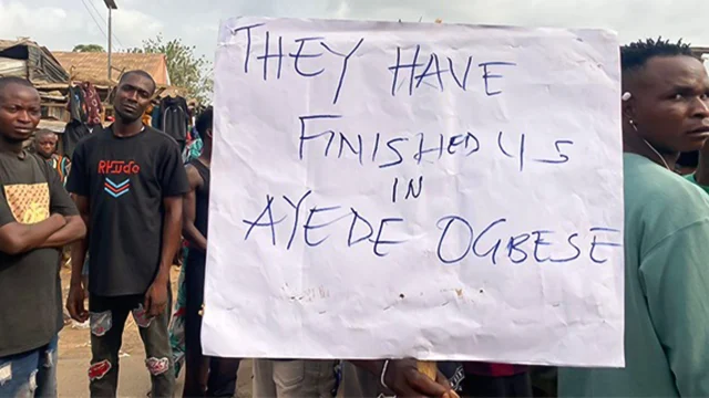 Ondo community protests