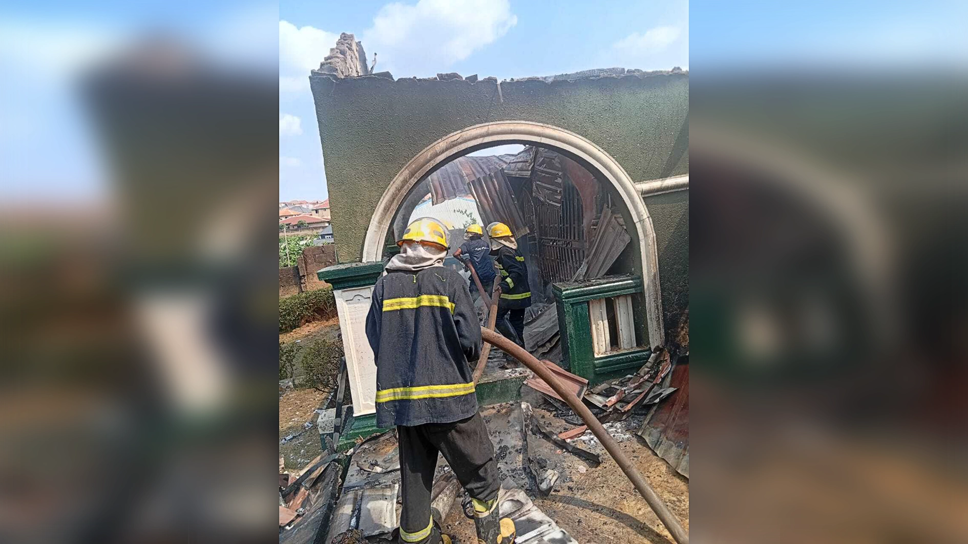 Oyo fire service recovers crash victim in Ibadan, rescues nine from separate fire, hands body to police after fatal truck-motorcycle accident.