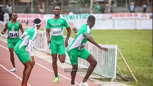 Nigeria’s Relay Race Team