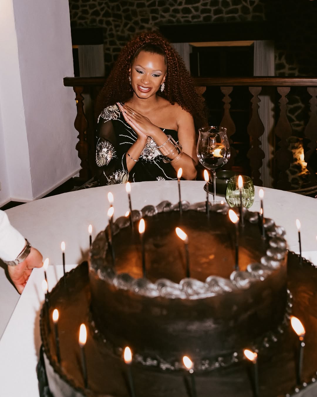 Temi Otedola's intimate 30th birthday