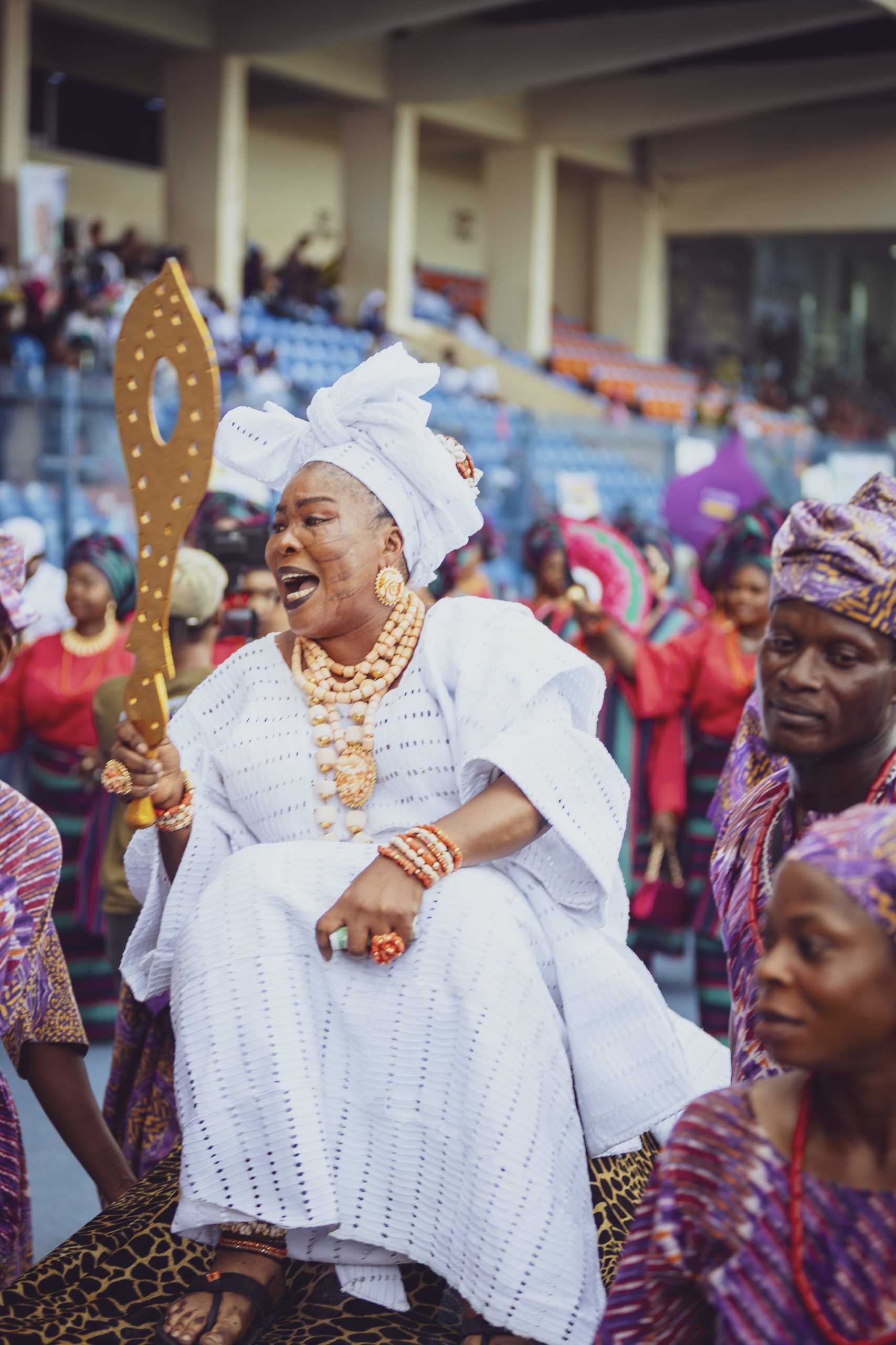 Scene from the grand finale of Ibadan Cultural Festival 2026. Photo: Visual artist and storyteller Bolaji Oladeinde