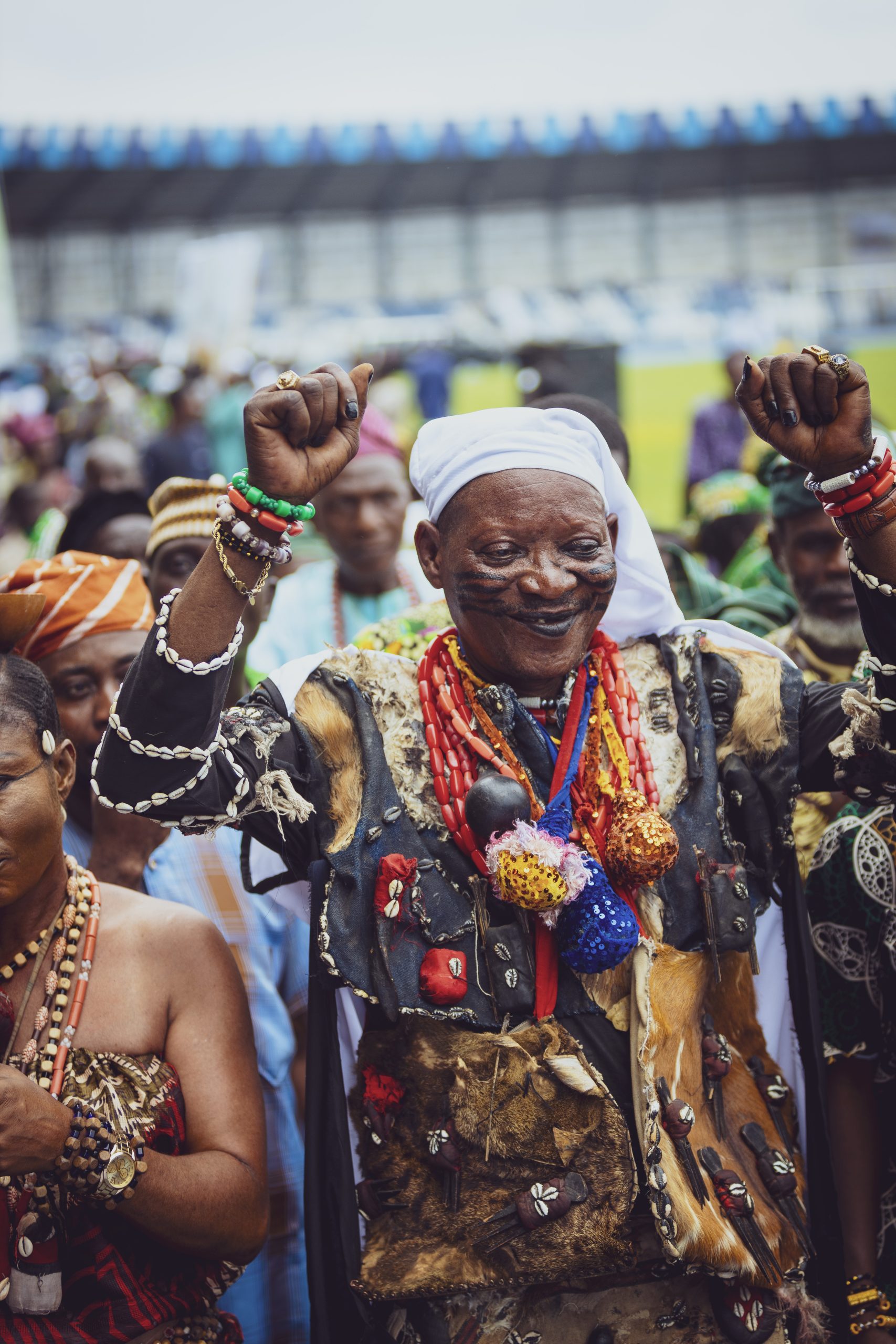 Scene from the grand finale of Ibadan Cultural Festival 2026. Photo: Visual artist and storyteller Bolaji Oladeinde