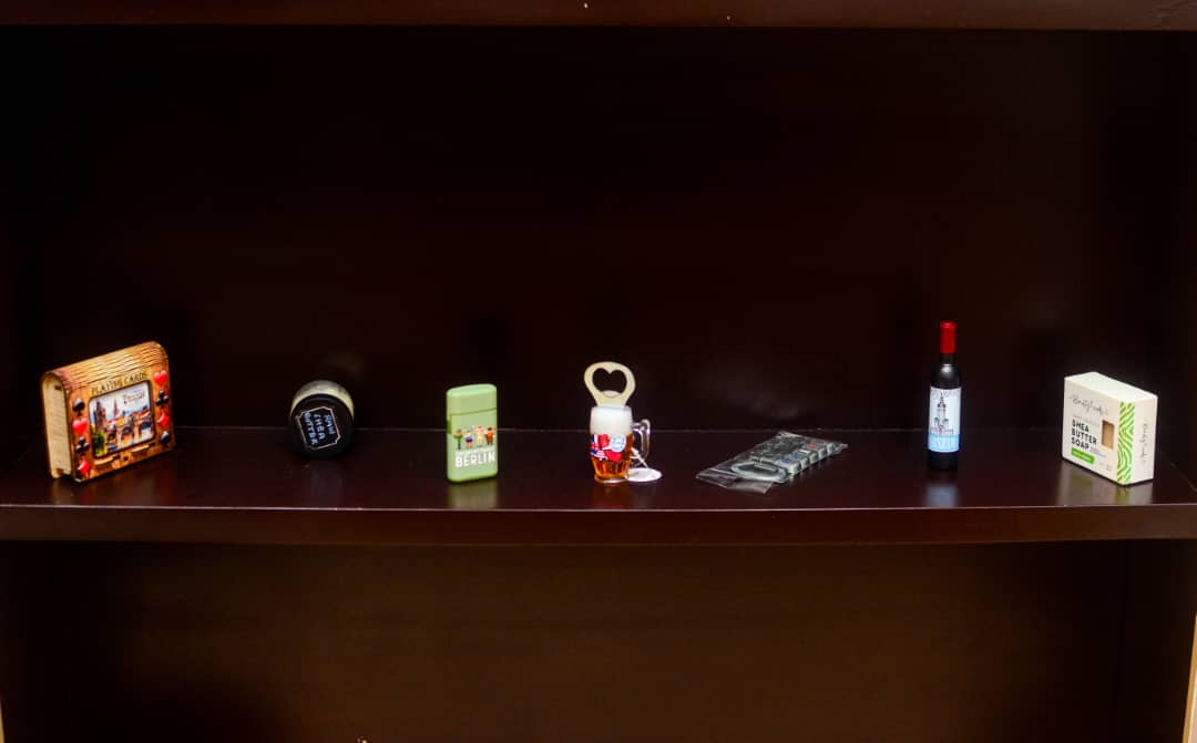 Selected items from Ghana and Europe