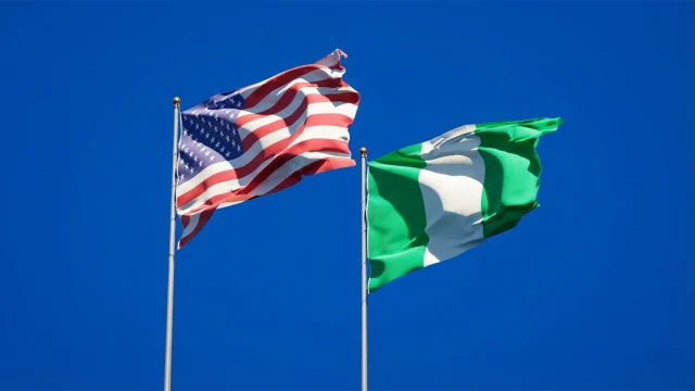 US and Nigeria flags