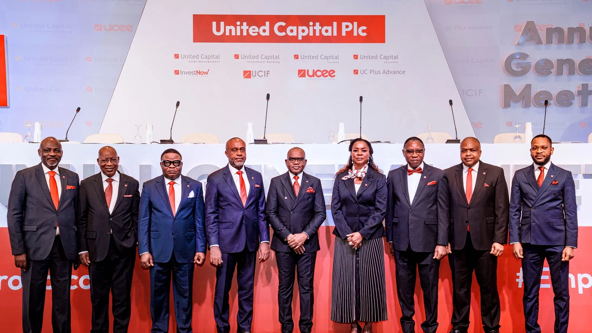 United Capital Plc board of directors at 13th Annual general meeting held in Abuja