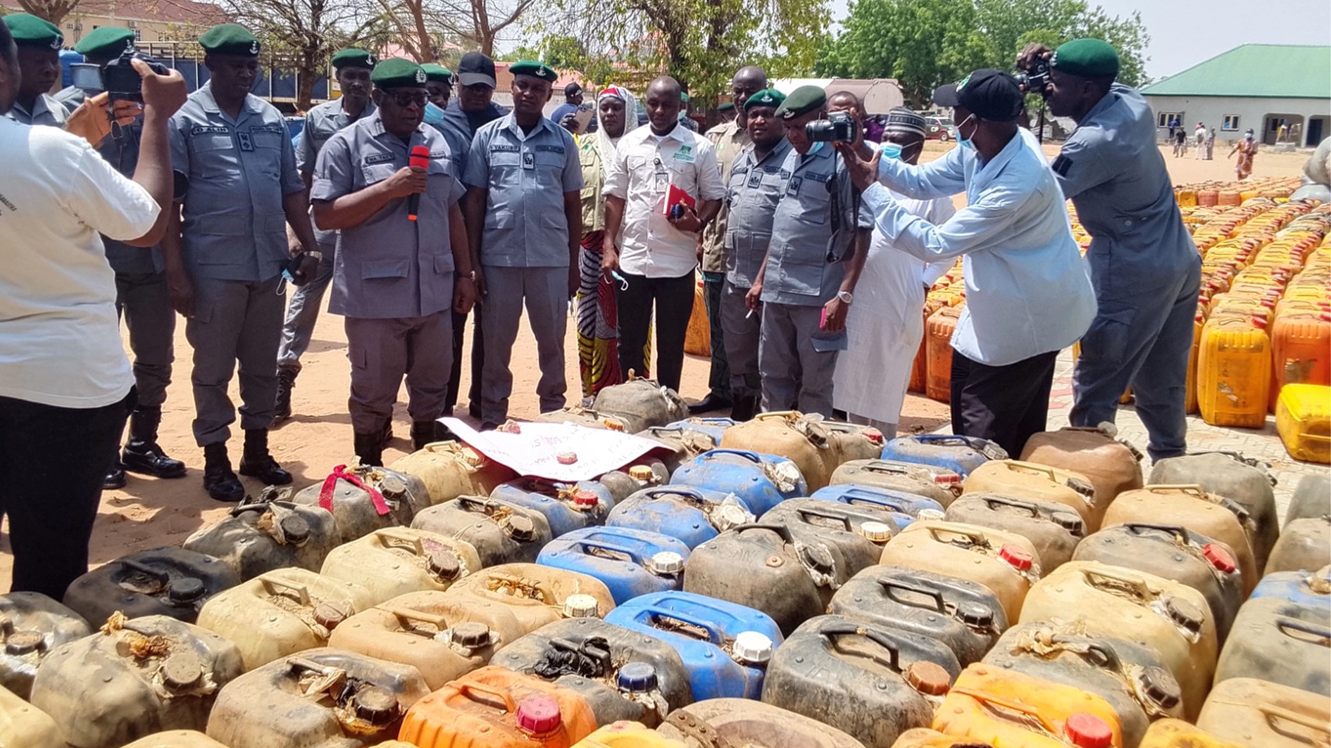 N98m petroleum products, other contraband seized by customs in Adamawa and Kwara