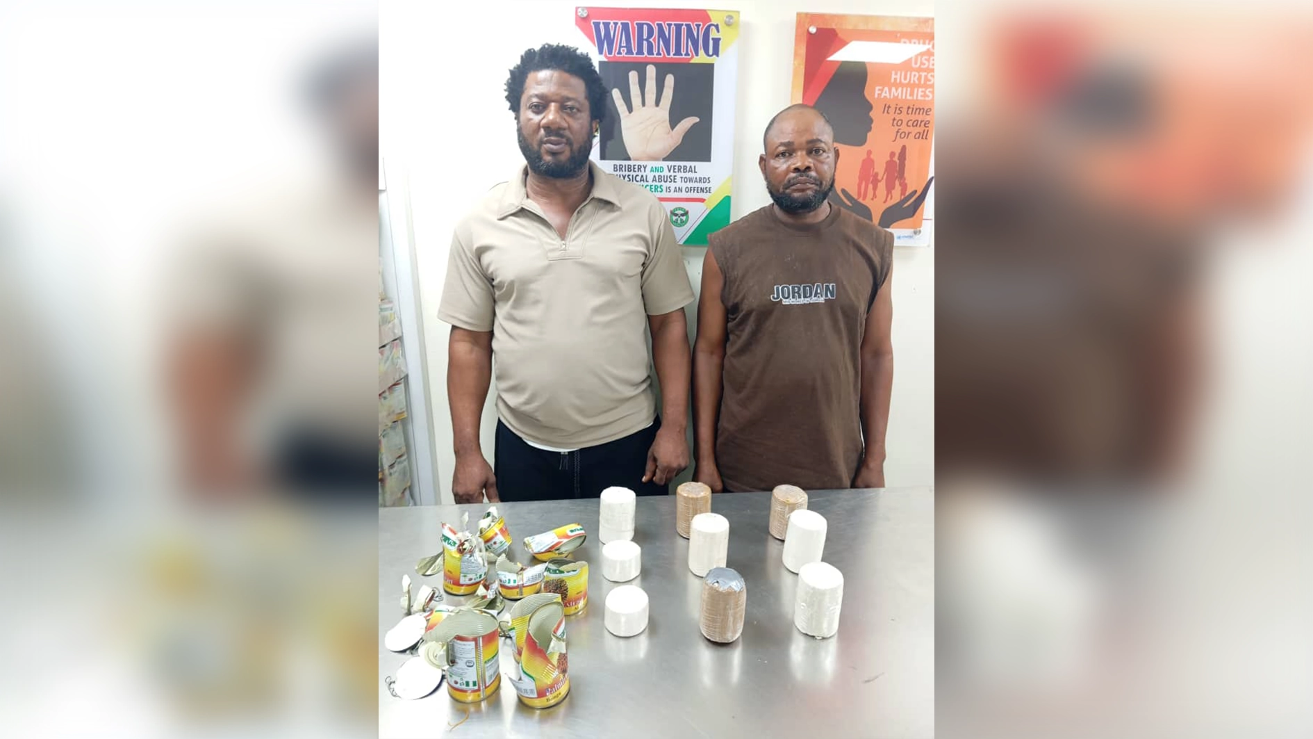 Suspects with illicit drugs