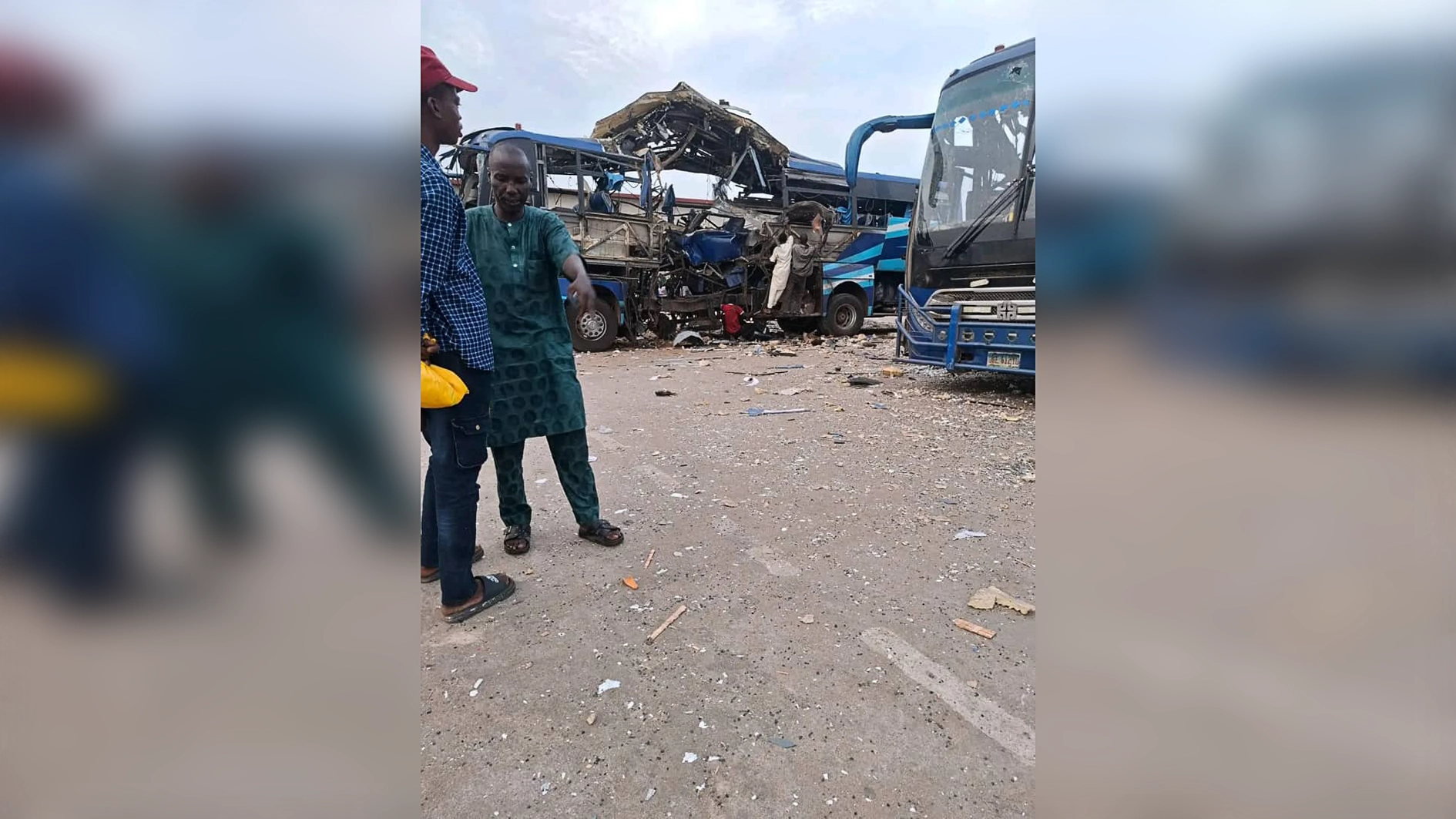 Aftermath of the explosion